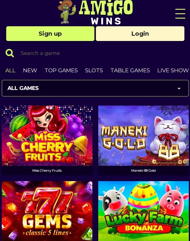 Exploring Amigo Wins Casino Online Slots Your Gateway to Fun Exploring Amigo Wins Casino Online Slots Your Gateway to Fun