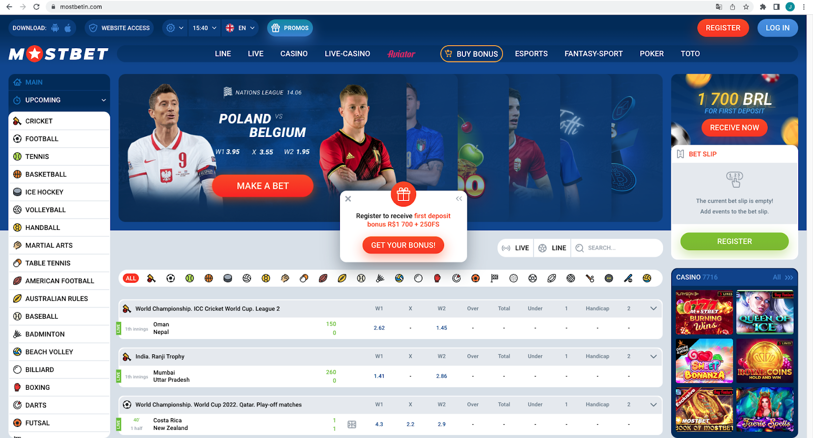 Mostbet Nagroda bez Depozytu: Zacznij całkowicie za darmo i wygrywaj!