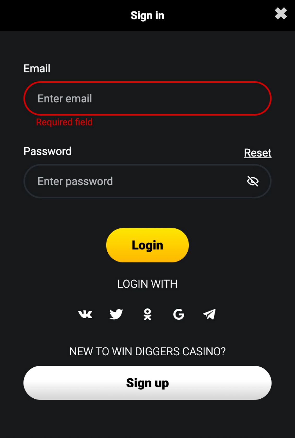 Win Diggers Gambling Enterprise